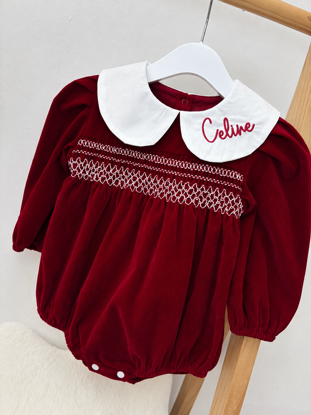 Red Velvet Christmas Romper