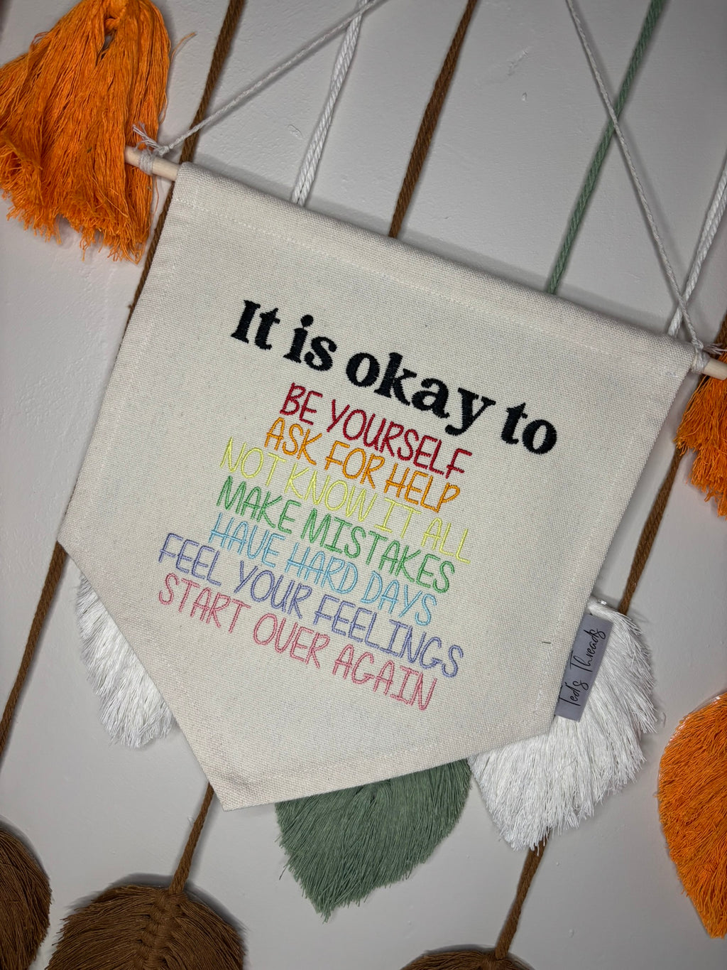 'It is okay to...' Banner