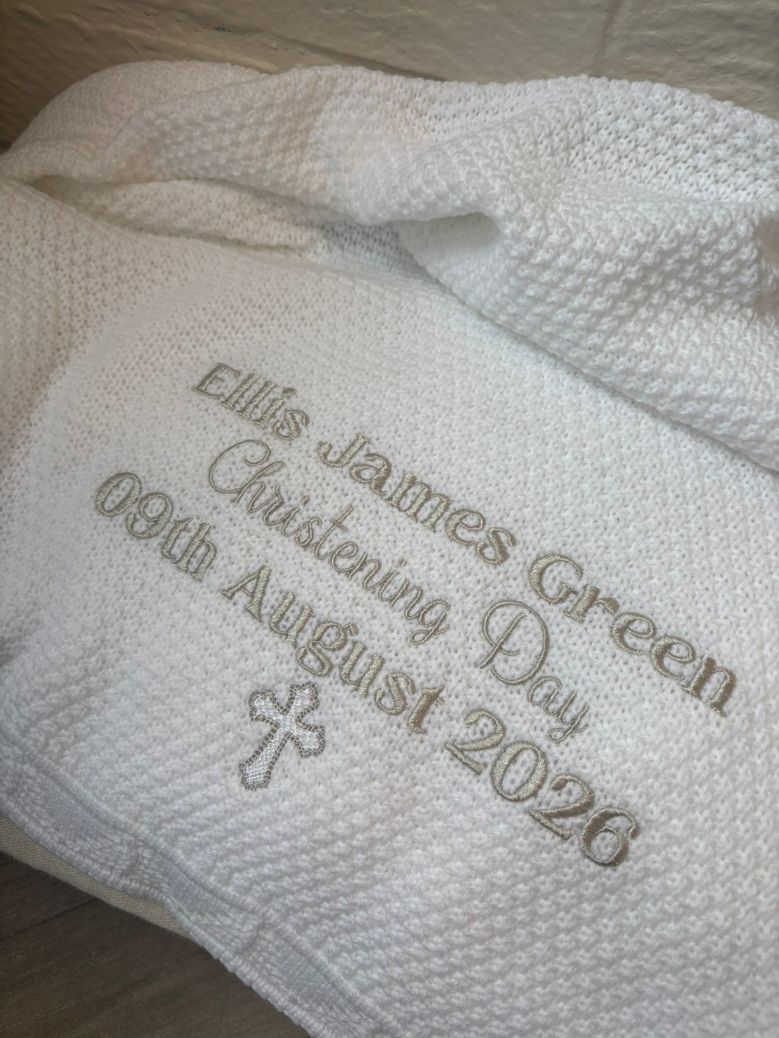 Christening Blanket
