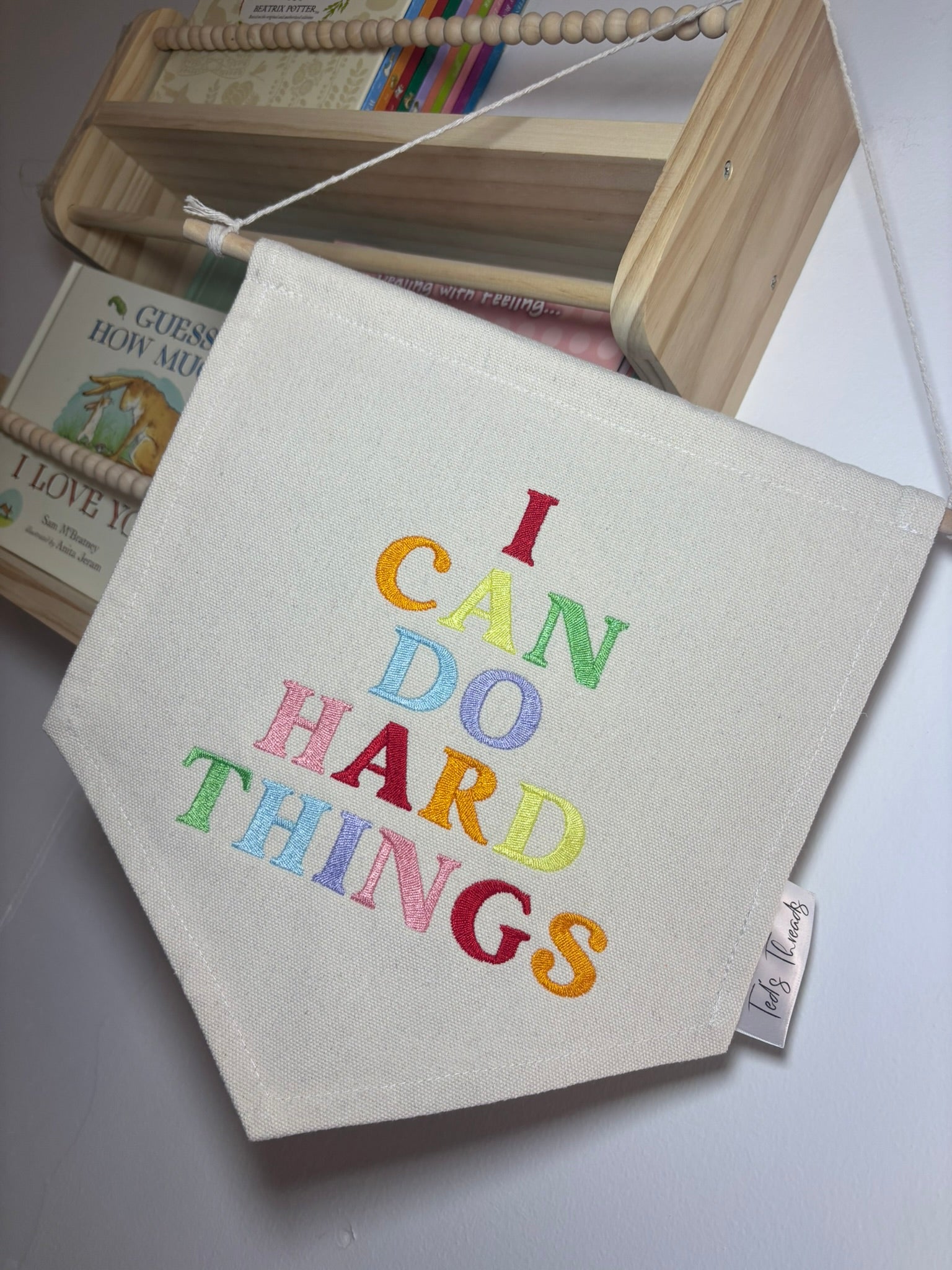 'I Can Do Hard Things' Affirmation Banner